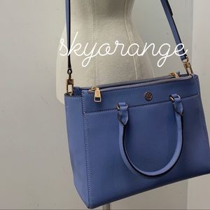 Tory Burch Robinson Small Double-Zip Tote